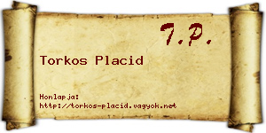 Torkos Placid névjegykártya